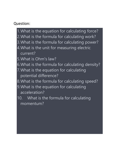 Physics Quiz Questions 的图像结果