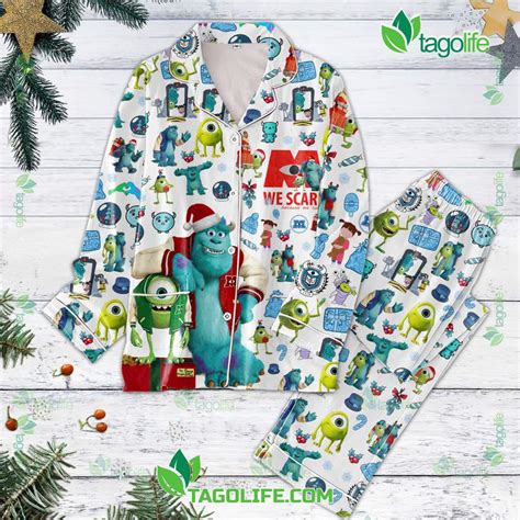 Monsters University Merry Christmas Women's Pajamas Set - Tagolife