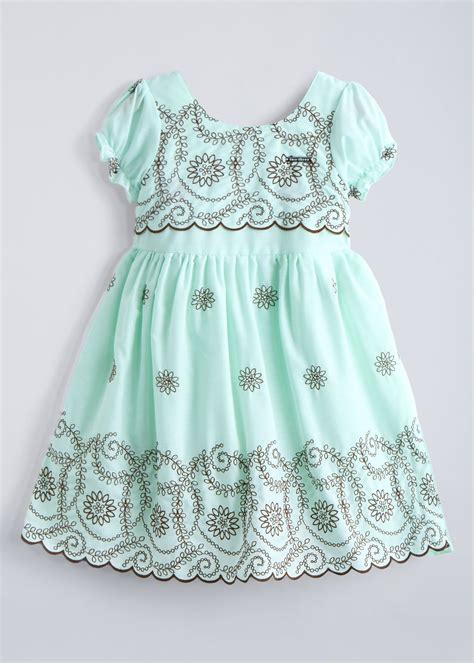 Shop Online Floral Embroidery Dress at ₹799