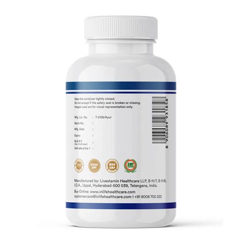 Inlife Fish Oil Omega 3 Capsules | 1000mg with EPA 180mg & DHA 120mg ...