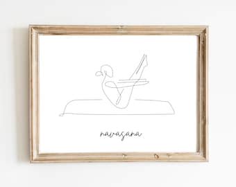 Buy A2 Hatha Yoga Poster Printable Poster for Teachers and Students ...