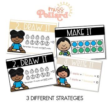 Math Problem Solving Strategies Posters by Teaching with Miss Pollard