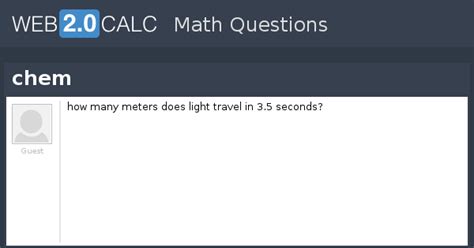 View question - chem