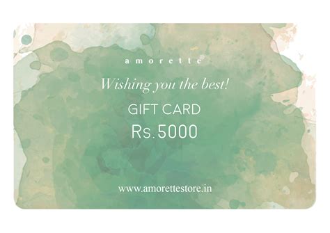 Amorette Store Gift Card (INR 5000)