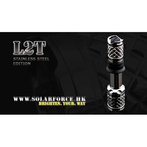 Solarforce L2T Stainless Steel Special Editon - DIY LED Flashlight Body ...