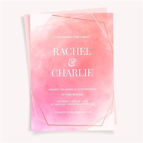 Pink invitation Images - Free Download on Freepik