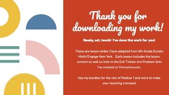 Image result for Eureka Math Grade 6 Module 1 Lesson 8