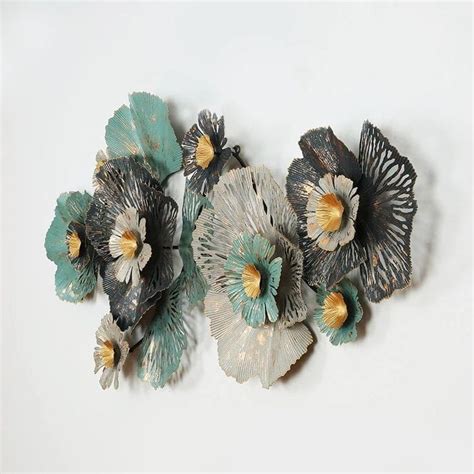 Buy Flower Metal Wall Decor For Living Room – PC HOME DECOR