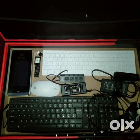 Hp keyboard and mouse white colour - Computer Accessories in Gandhi ...