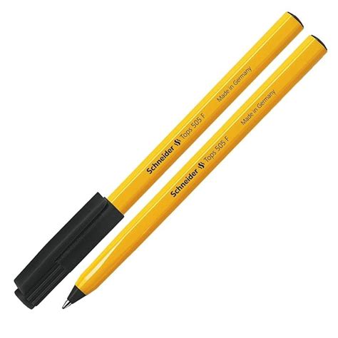 Schneider Tops 505 Ballpoint Pen F Tip Black Pack of 20' : Amazon.in ...