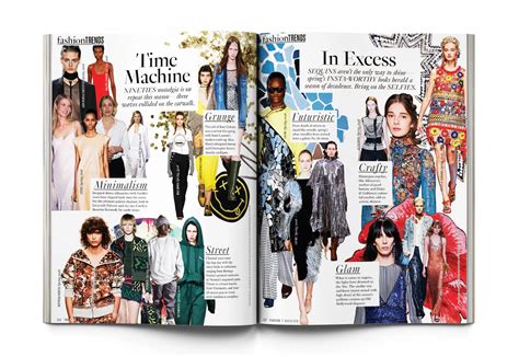 Fashion Magazine Spread Layout