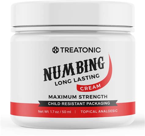 Amazon.com: Treatonic Numbing Cream: Extra Strength Numbing Cream for Discomfort, Burning ...