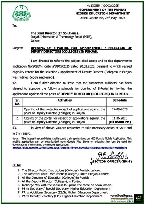 Punjab Examination Commission (PEC) Announces Revised Date Sheet & SOPs ...
