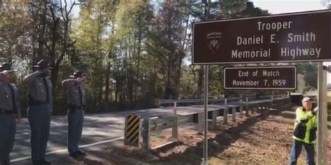 Memorial sign unveiled for fallen State Trooper