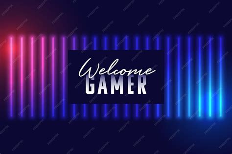 Futuristic esport streamer background with neon lines design | Free Vector