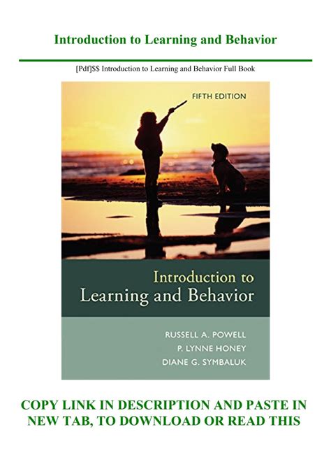 Image result for Introduction to Learning and Behavior Book