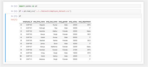 Pandas Read CSV File 的图像结果