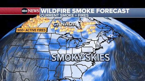 Wildfire smoke map: These are the US cities, states with air quality ...