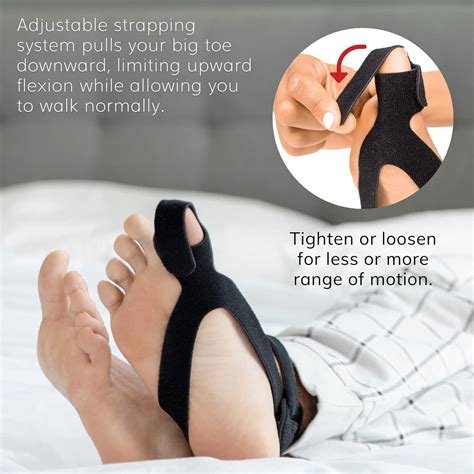 Buy BraceAbility Turf Toe Brace - New, Adjustable Medical-Grade Foot Orthotic for Sprained and ...