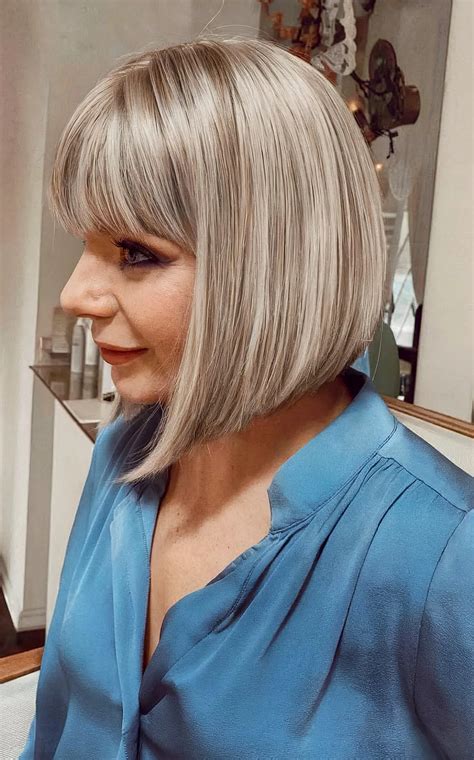 Short Blunt Bob Bangs: The Best Haircut For - fabricfarmsinteriors