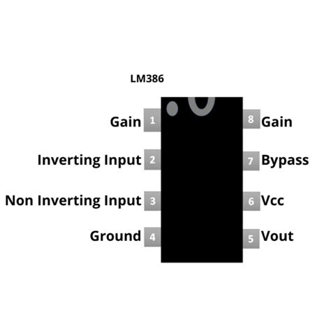 LM386 - Low Voltage Power Amplifier DIP-8_2