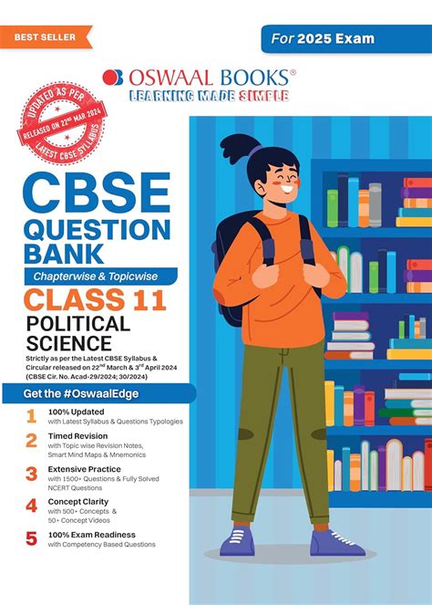 Oswaal CBSE Question Bank Class 11 Political Science, Chapterwise and ...