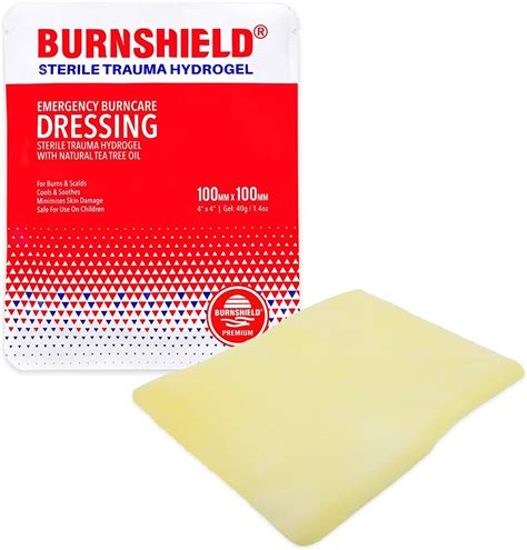 Amazon.com: Burnshield 4" X 4" Burn Dressing, Sterile : Health & Household