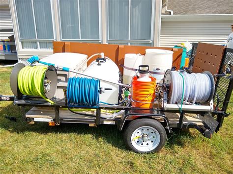 Power Washing Trailer Setup 的图像结果