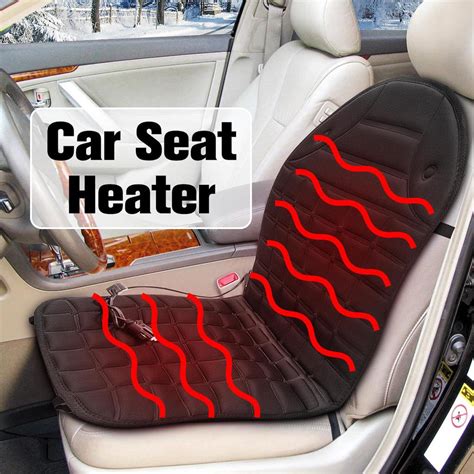 Buy 1/2PCS 12V Universal Car Seat Heated Cover Cushion Heater Winter Household Adjustable Auto ...