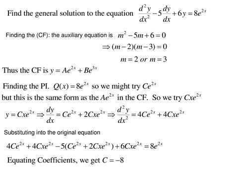 Image result for First Order Linear DE Examples