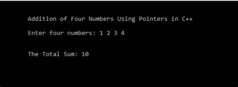 Addition Program in C++ 的图像结果