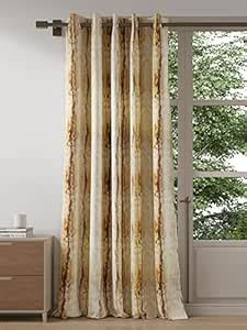 DDECOR Live beautiful, 1 Piece of 7FT Door Curtain, Golden : Amazon.in ...