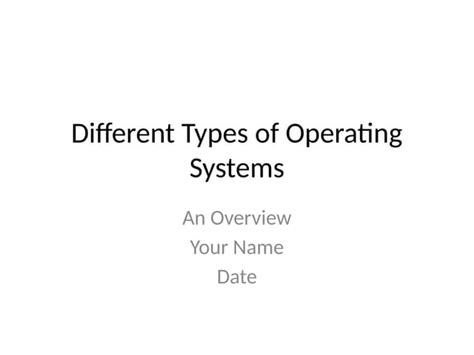 Image result for Different Operating Systems