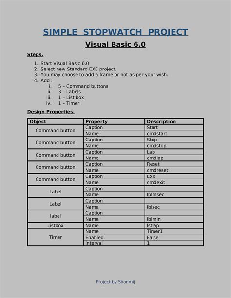 Image result for Visual Basic Stopwatch