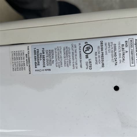 Frigidaire Air Conditioner Wall Unit Manual at Henry Briggs blog