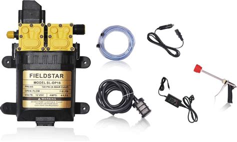 Fieldstar Car High Pressure Vehicle Washer Set-Mounted, (12V 140PSI ...
