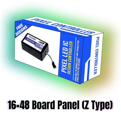 Pixel LED IC Controller for Board Panel Z Type 16×48 – 30+ Dynamic Eff ...