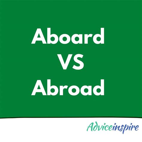 Aboard VS Abroad | Advice inspire