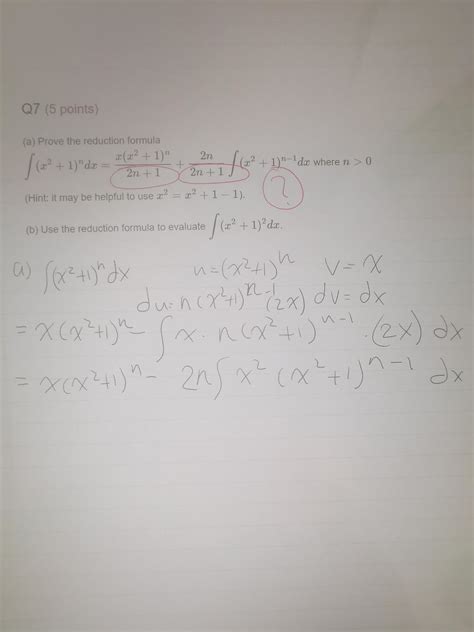 Integration by Reduction Method 的图像结果