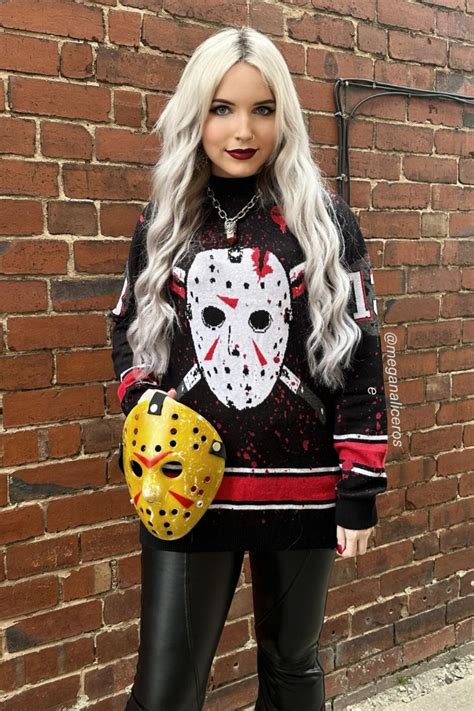 Jason Voorhees Oversized Knit Sweater - Limited – BlackMilk Clothing