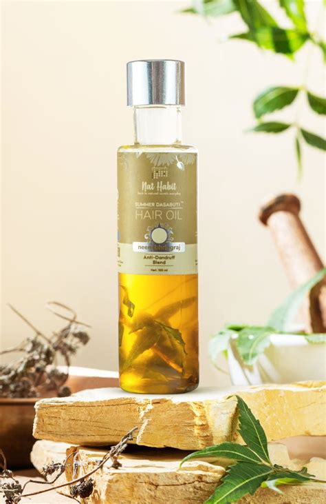 Neem Bhringraj 100% Natural, Ayurvedic Herbal Hair Oil for Dandruff ...