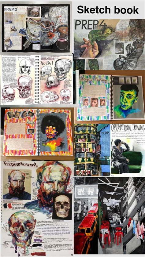 Textiles Sketchbook Examples 的图像结果