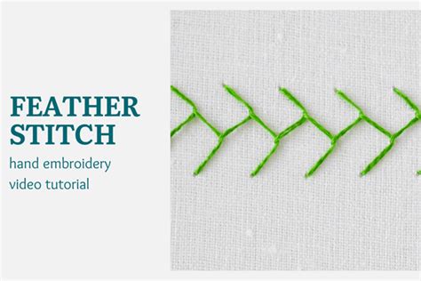 Feather Stitch Tutorial 的图像结果