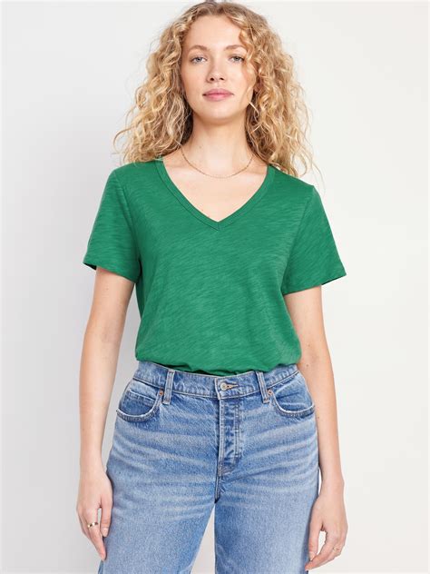 V Neck T Shirts for Women | Old Navy