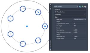 Image result for How to Use Array in AutoCAD