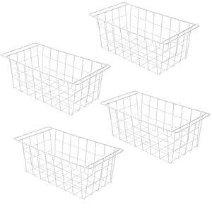 Orgneas Chest Freezer Baskets, 16.5" Organizer Bins, Deep Storage Bins ...