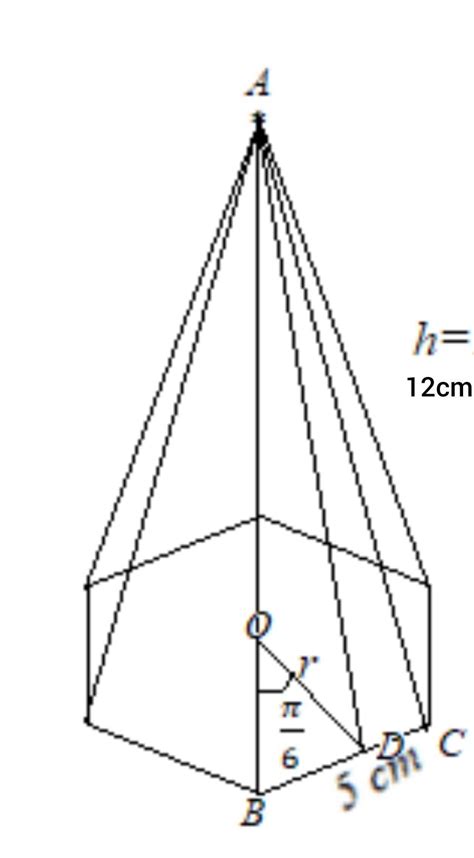 Hexagonal Pyramid Engineering Drawing Problems 的图像结果