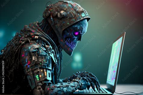 Image result for Robot Computer Hacker