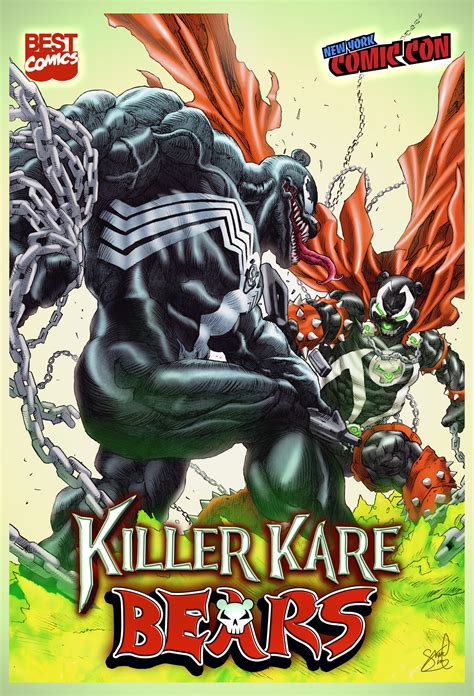 ArtStation - Killer Kare Bears Venom vs Spawn