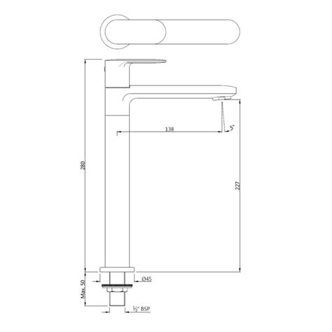 Jaquar Table Mounted Tall Boy Basin Tap Opal Prime OPP-ACR-15021PM ...